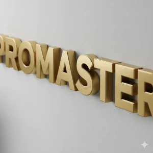 letras corpóreas en 3d