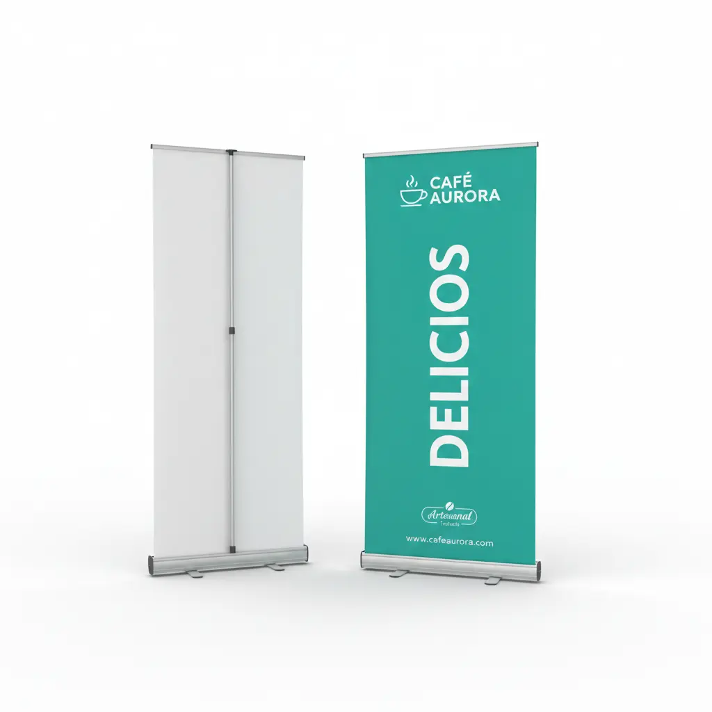 pendón roller profesional