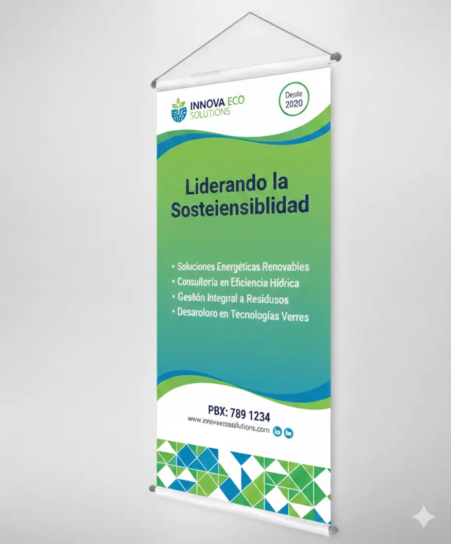 pendones publicitarios en alta resolución