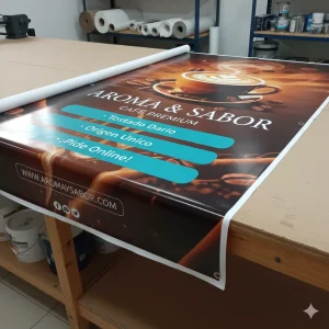 impresión en tela pvc